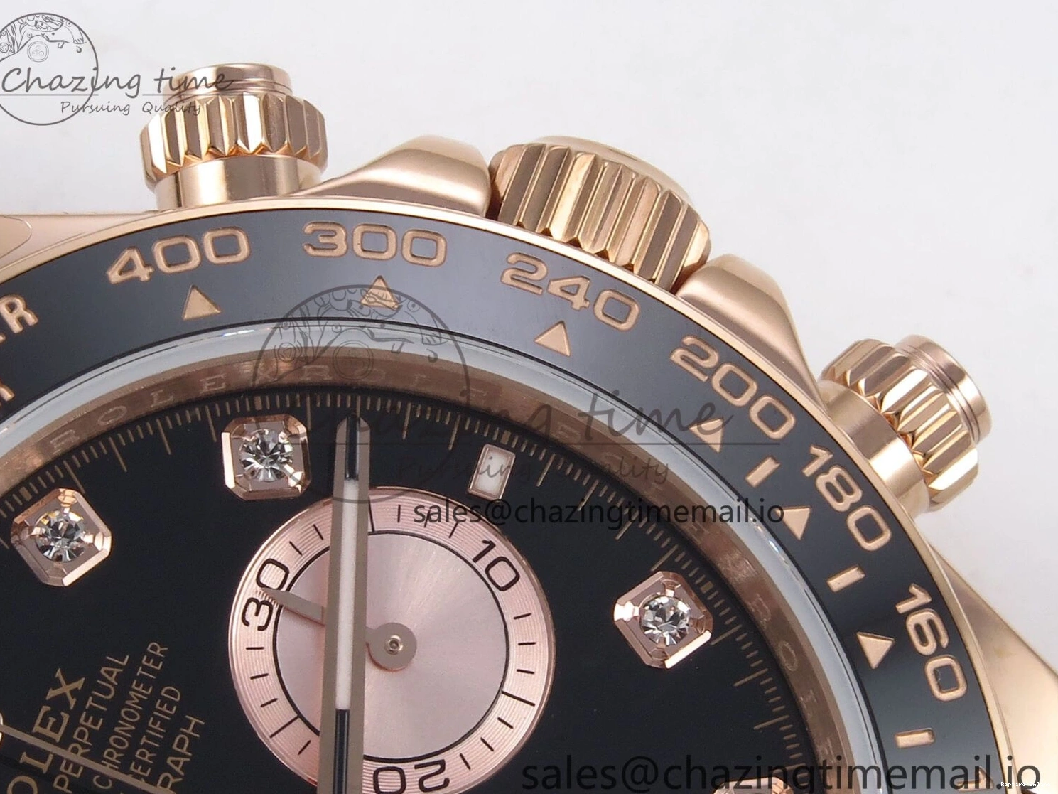 0106 Durable Daytona 126515 QF 1:1 Best Edition Black RG Diamonds Dial on Oysterflex Strap SH4131 V6（Gain Weight） 1207